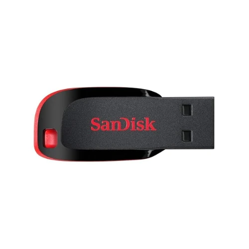 SanDisk Cruzer Blade 128GB USB 2.0 Flash Drive (SDCZ50-128G-I35) – Red | Compact