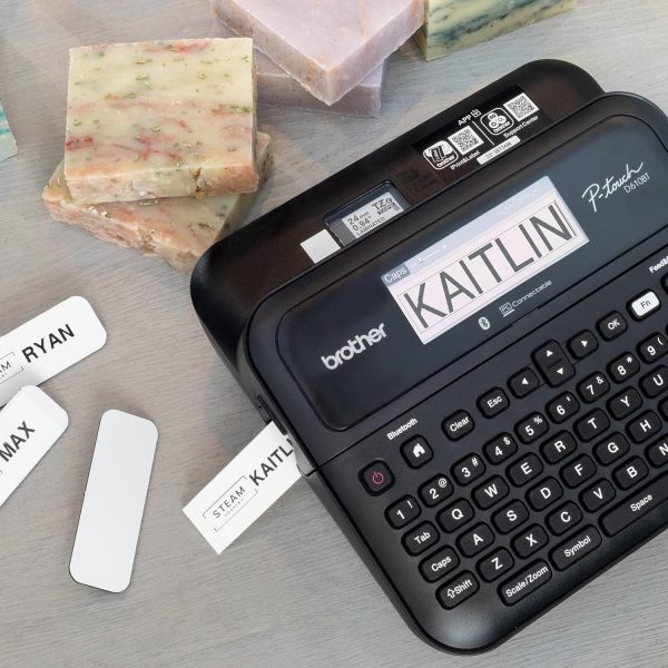 Brother P-Touch PT- D610BT Business Professional Connected Label Maker | Connect and Create via Bluetooth® on TZe Label Tapes up to ~1 inch, Black - Image 2