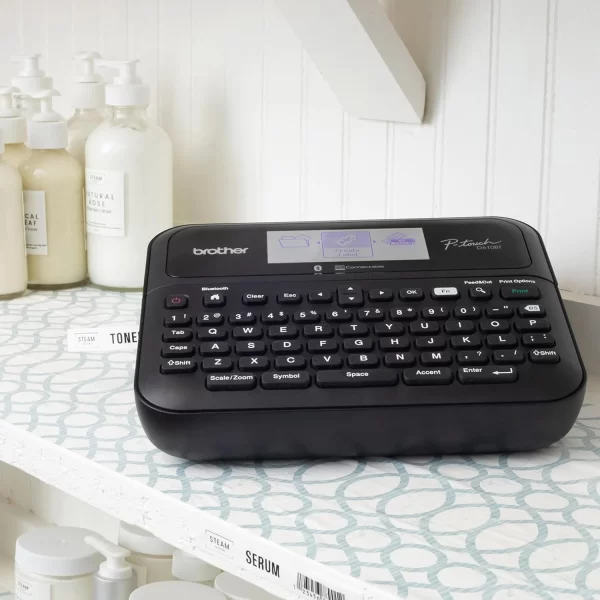 Brother P-Touch PT- D610BT Business Professional Connected Label Maker | Connect and Create via Bluetooth® on TZe Label Tapes up to ~1 inch, Black - Image 8