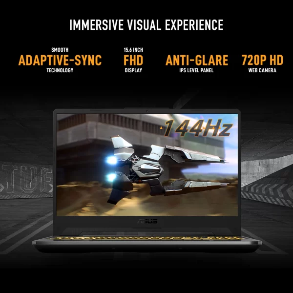 ASUS TUF Gaming A15, 15.6" (39.62cm) FHD 16:9 144Hz, AMD Ryzen 7 7435HS, Gaming Laptop (16 DDR5/512GB SSD/NVIDIA GeForce RTX 2050/Windows 11 Home/Graphite Black/2.30 Kg), FA506NFR-HN045W - Image 3